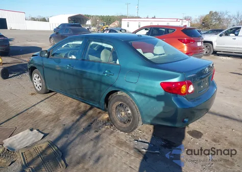 2009 Toyota Corolla Le z USA, uszkodzony, nr VIN 2T1BU40E19C023645